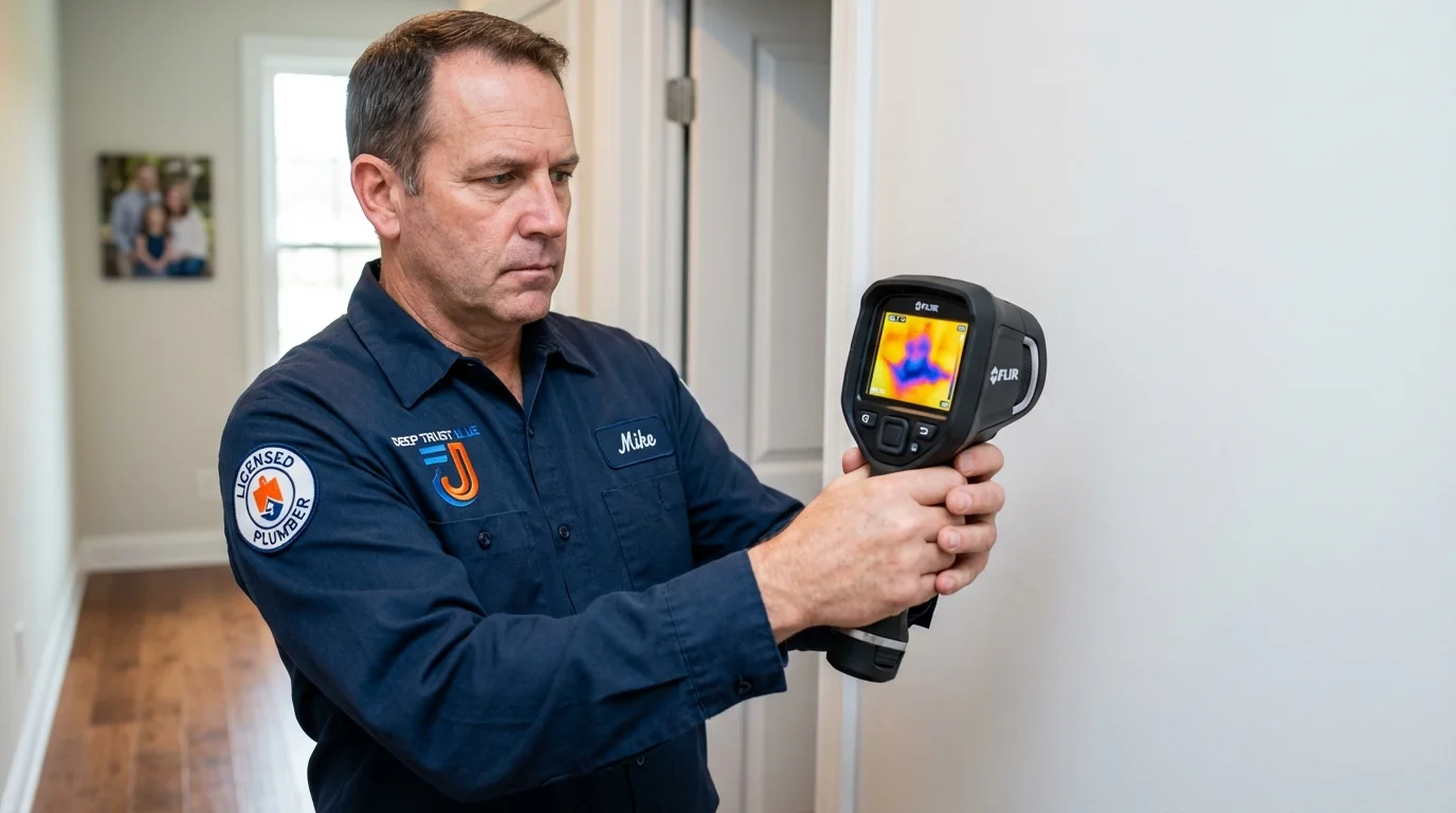 Thermal imaging leak detection by Johns Plumbing LLC in Saint Helena